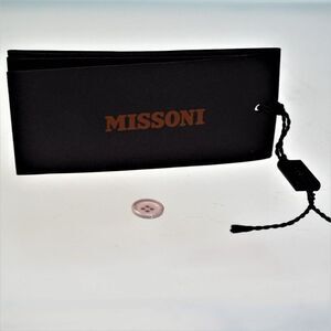 Missoni Replacement Button 4 Hole Gray Plastic Button